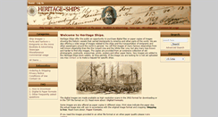 Desktop Screenshot of heritage-ships.com