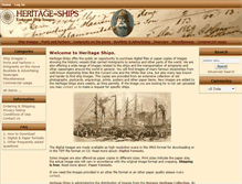 Tablet Screenshot of heritage-ships.com